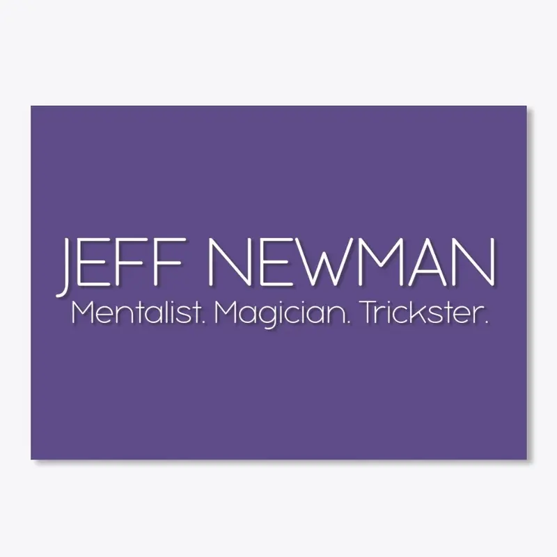 Jeff Newman Marquee | Newman Mentalism